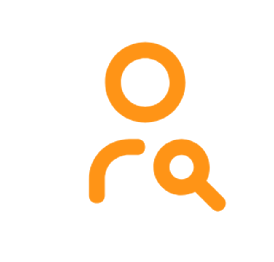 Person and search icon